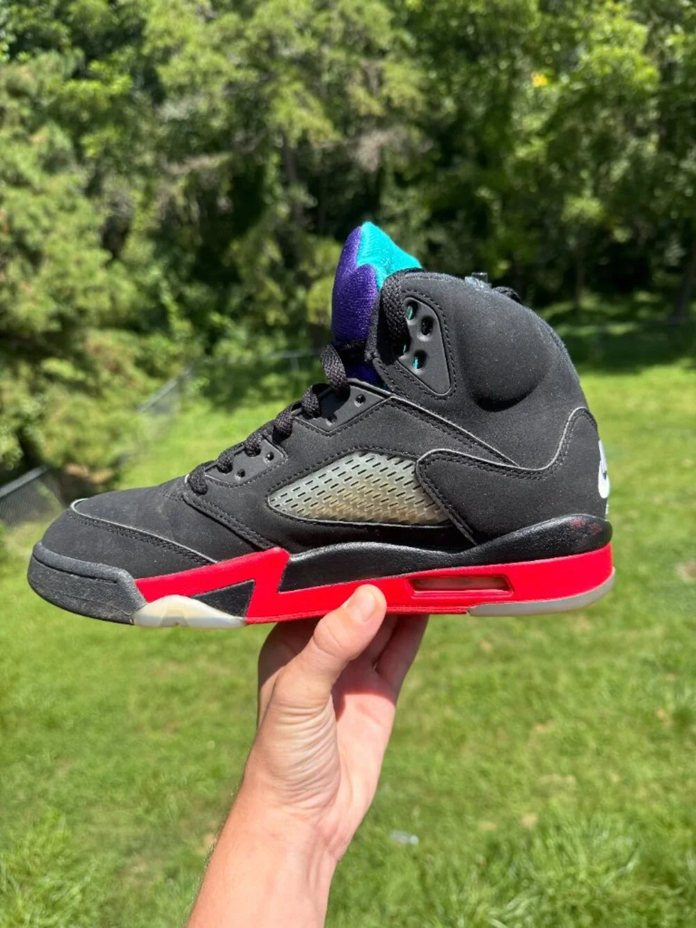 jordan 5 top 3 size 8 mens